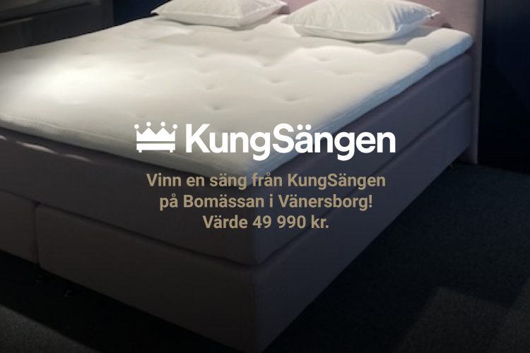 Tävla med KungSängen på Bomässan i Vänersborg!